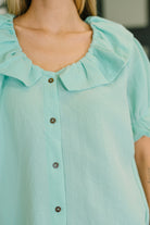 Wherever the Wind Blows Balloon Sleeve Blouse Blouse Ave Shops- Tilden Co.