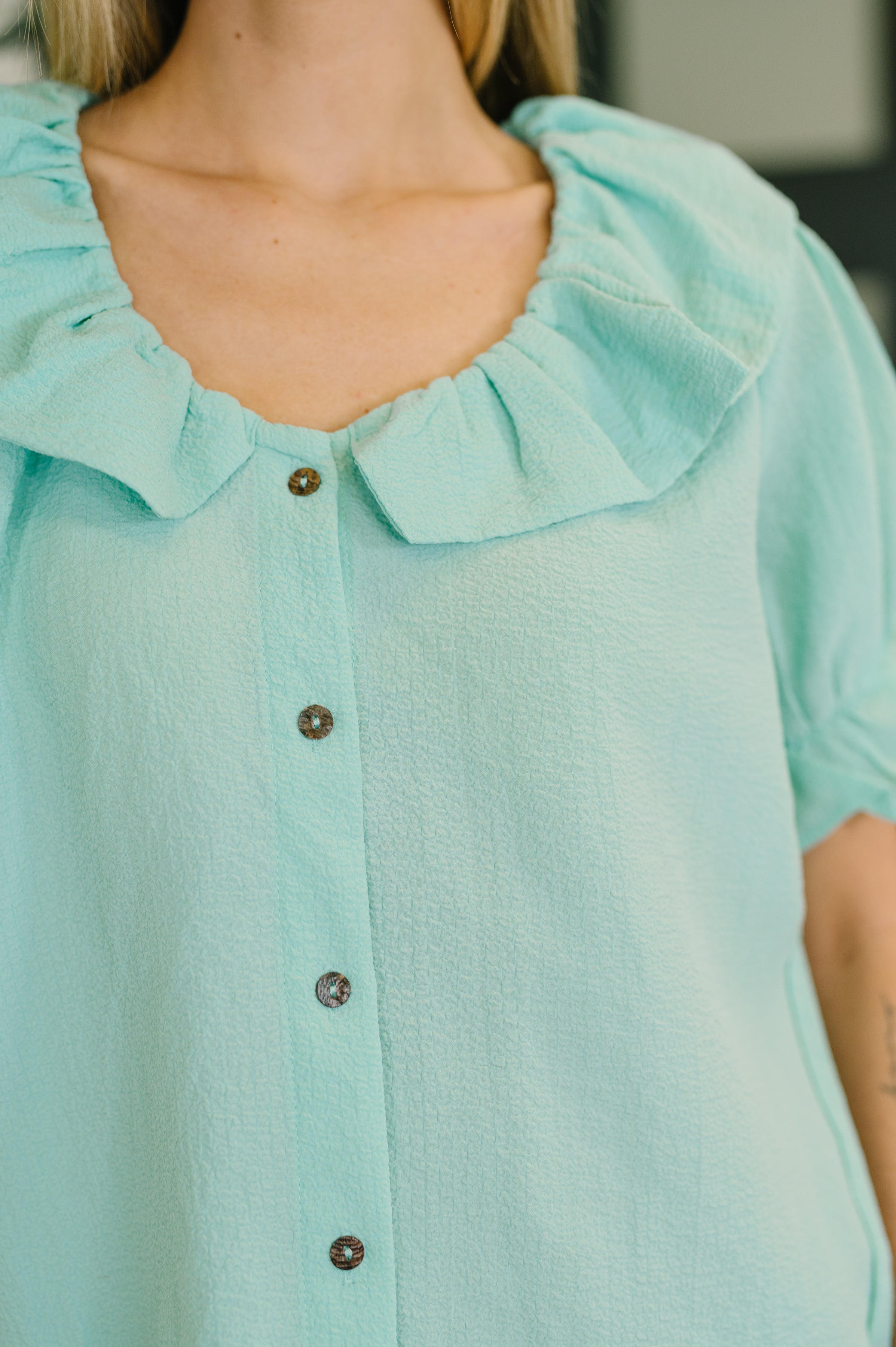 Wherever the Wind Blows Balloon Sleeve Blouse Blouse Ave Shops- Tilden Co.