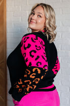 Wild About You Animal Print Sweater Tops Ave Shops- Tilden Co.