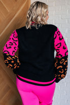 Wild About You Animal Print Sweater Tops Ave Shops- Tilden Co.