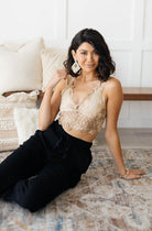 Live In Lace Bralette in Taupe    Tops Ave Shops- Tilden Co.