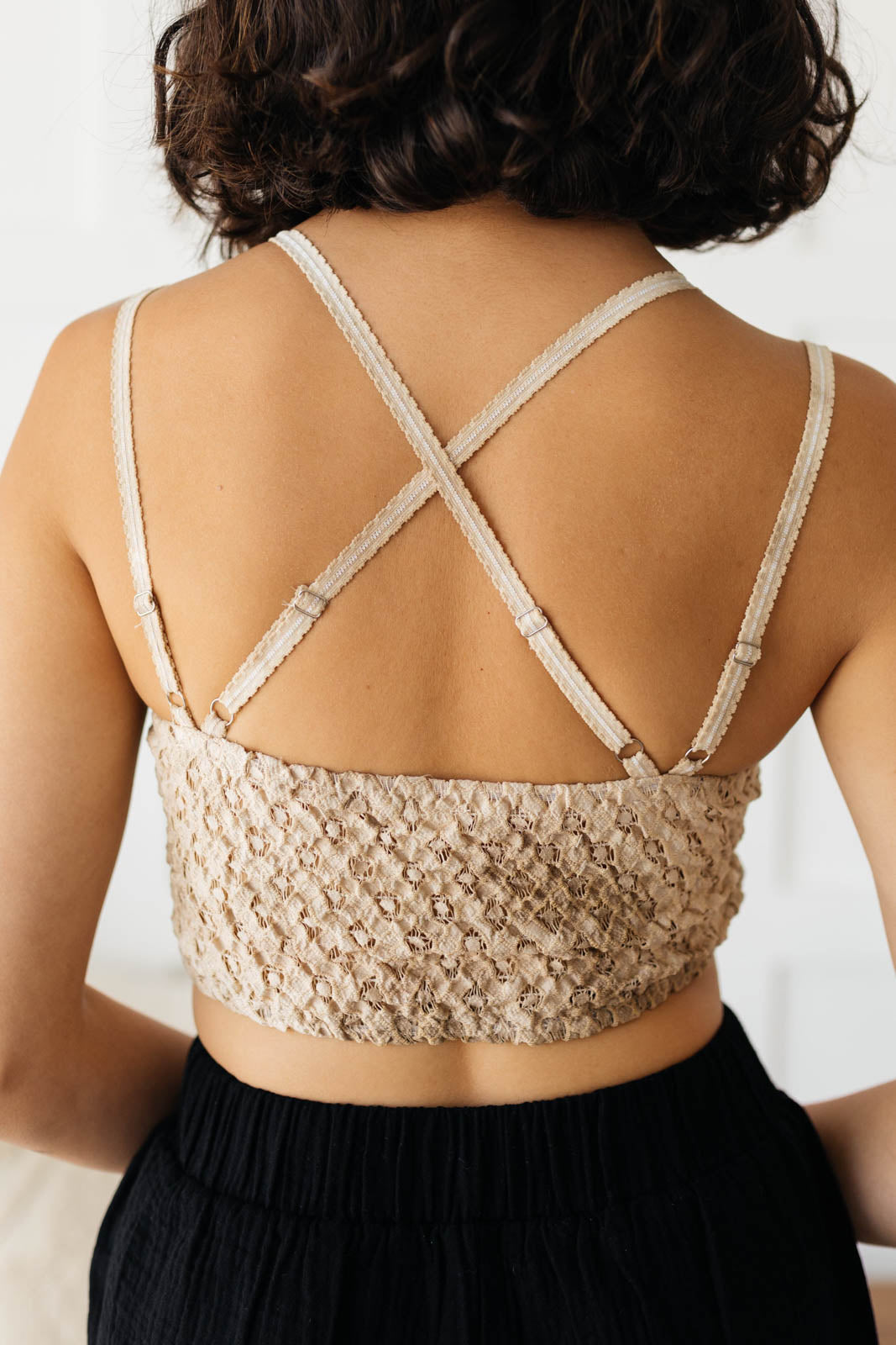 Live In Lace Bralette in Taupe    Tops Ave Shops- Tilden Co.