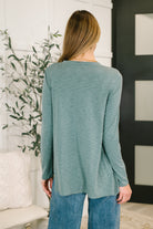 Wind off the Sea V-Neck Relaxed Top Womens Ave Shops- Tilden Co.