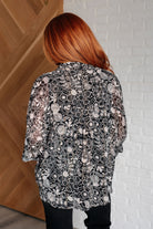 Work All Day Floral Top Tops Ave Shops- Tilden Co.