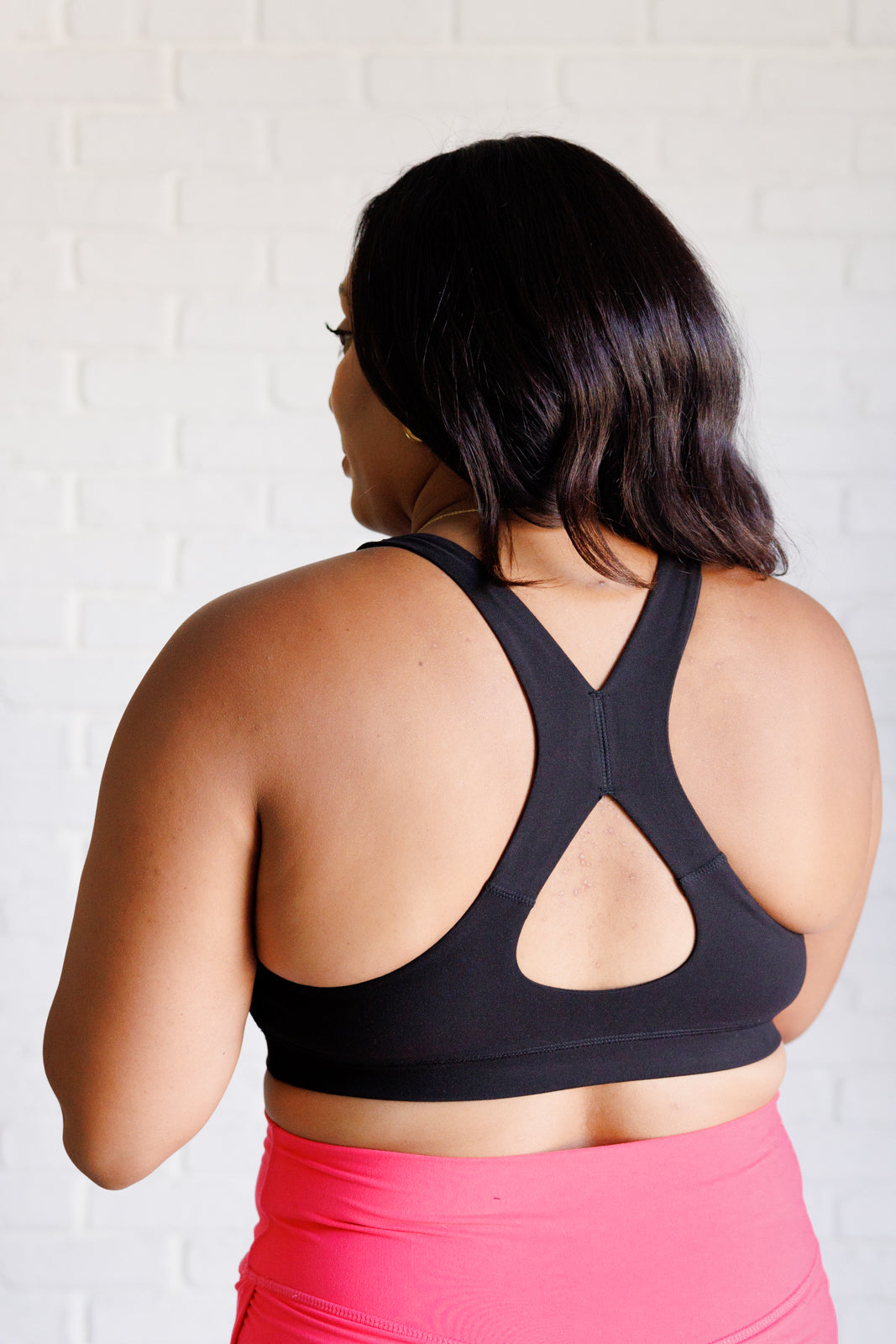 Working Out My Ego Cross Back Sports Bra in Black    Athleisure Ave Shops- Tilden Co.