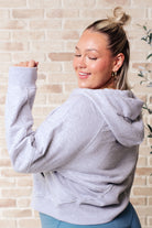 Working Up A Sweat Hooded Pullover in Grey    Athleisure Ave Shops- Tilden Co.