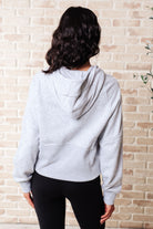 Working Up A Sweat Hooded Pullover in Grey    Athleisure Ave Shops- Tilden Co.