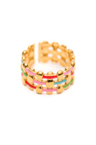 Woven in Color Ring    Accessories Ave Shops- Tilden Co.