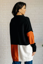 Writer's Block Color Block Open Front Cardigan    Layers Ave Shops- Tilden Co.