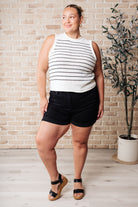 Yacht Life Striped Knit Tank Tops Ave Shops- Tilden Co.