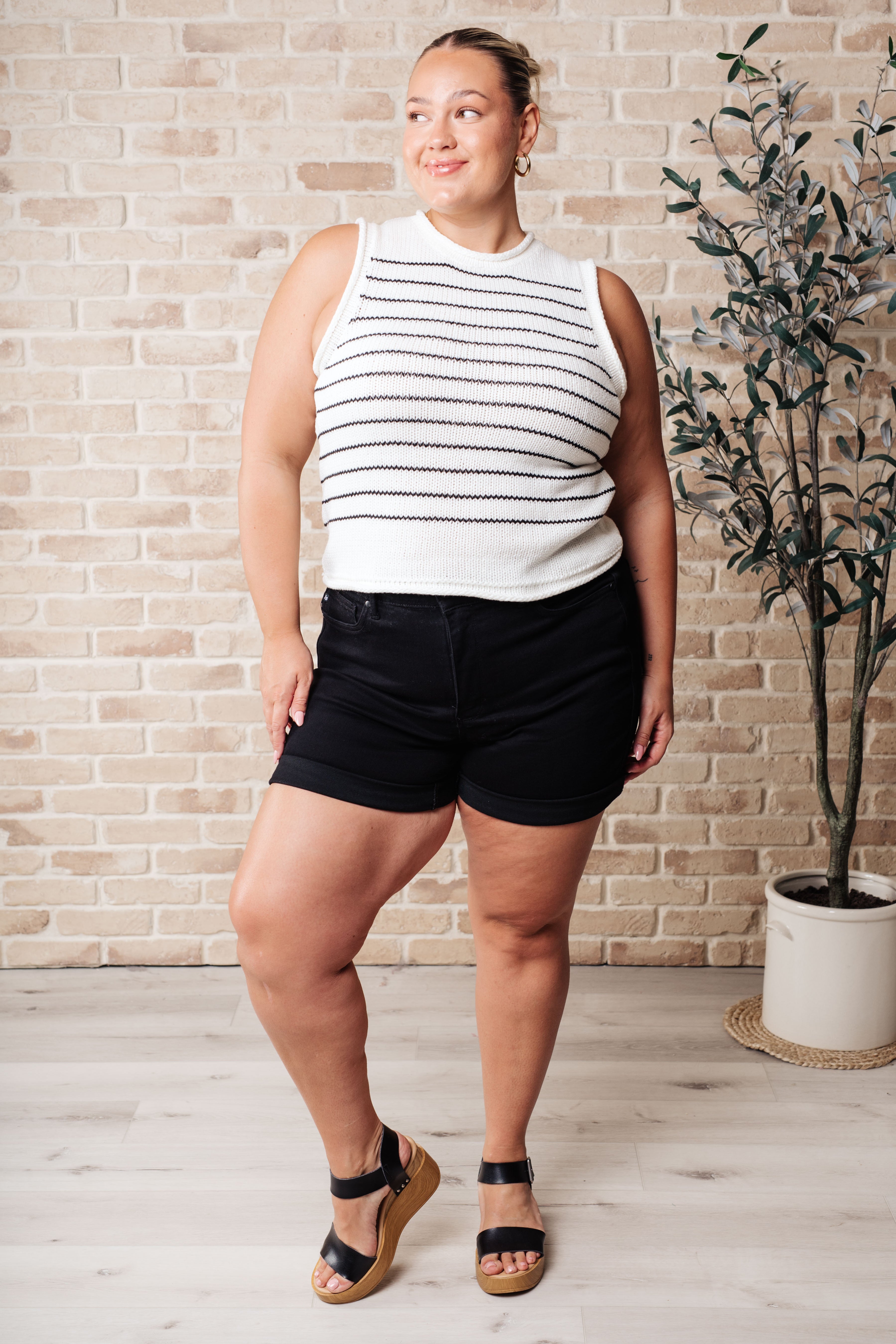 Yacht Life Striped Knit Tank Tops Ave Shops- Tilden Co.
