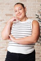 Yacht Life Striped Knit Tank Tops Ave Shops- Tilden Co.