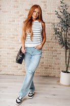 Yacht Life Striped Knit Tank Tops Ave Shops- Tilden Co.