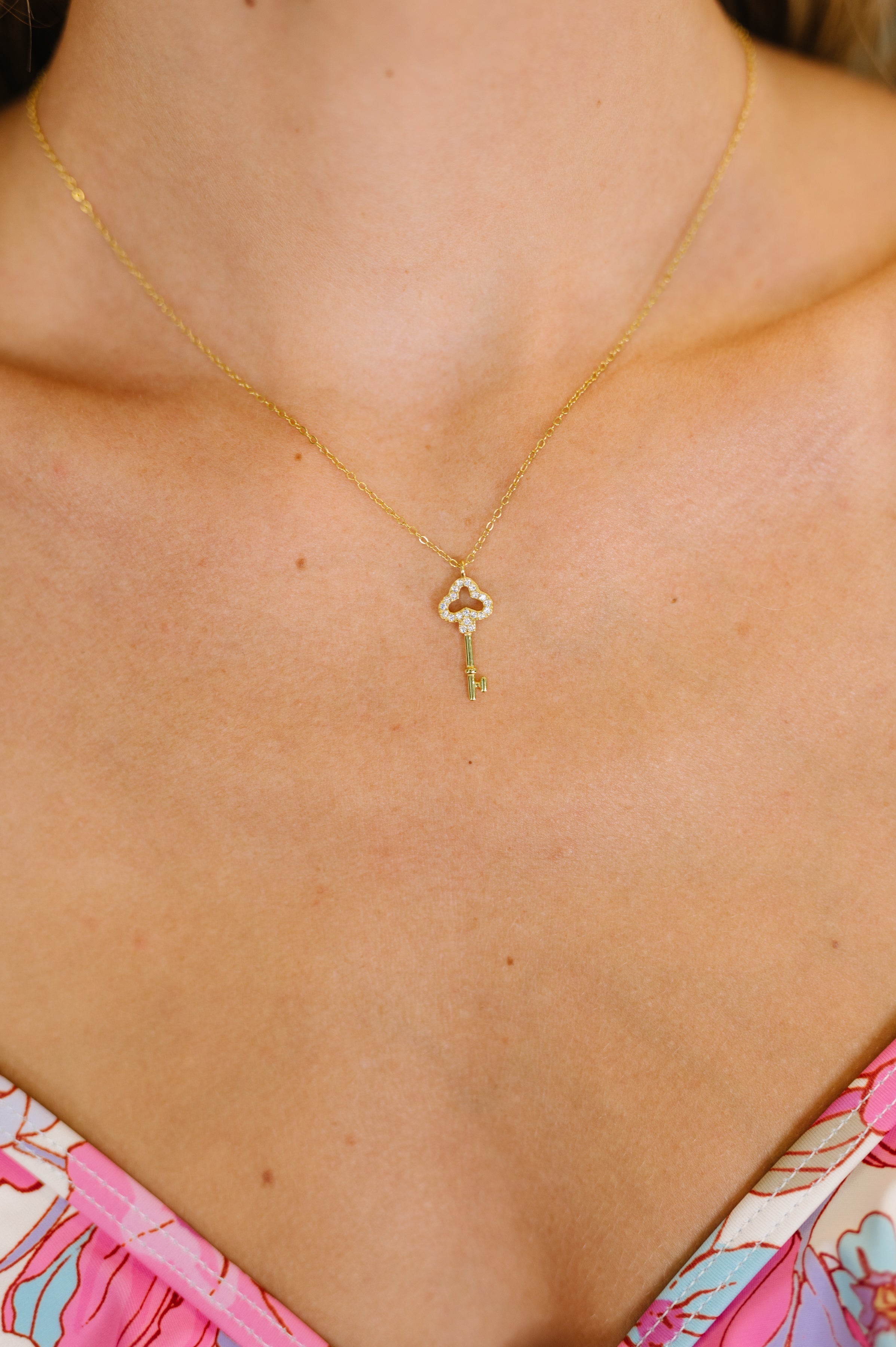 You Hold The Key Necklace Womens Ave Shops- Tilden Co.