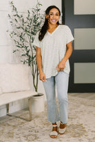 You Just Get It V-Neck Top T-Shirt Ave Shops- Tilden Co.