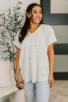 You Just Get It V-Neck Top T-Shirt Ave Shops- Tilden Co.
