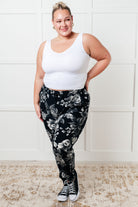 Your New Favorite Joggers in Rose Print Bottoms Ave Shops- Tilden Co.