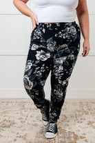 Your New Favorite Joggers in Rose Print Bottoms Ave Shops- Tilden Co.