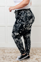 Your New Favorite Joggers in Rose Print Bottoms Ave Shops- Tilden Co.