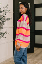Your Opinion Matters Striped Cardigan Womens Ave Shops- Tilden Co.
