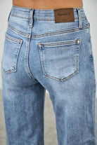 Mid Rise Cuffed Jeans Jeans SAIGE DENIM- Tilden Co.