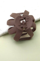 Pony Bun Hair Claw Clip BROWN BROWN JOSSLYN by wall to wall- Tilden Co.
