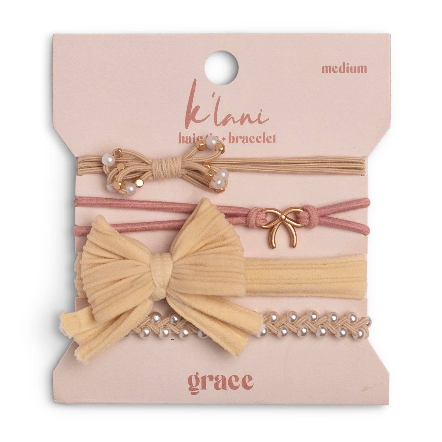 Grace Hair Tie Bracelets hair ties K'Lani hair tie bracelets- Tilden Co.