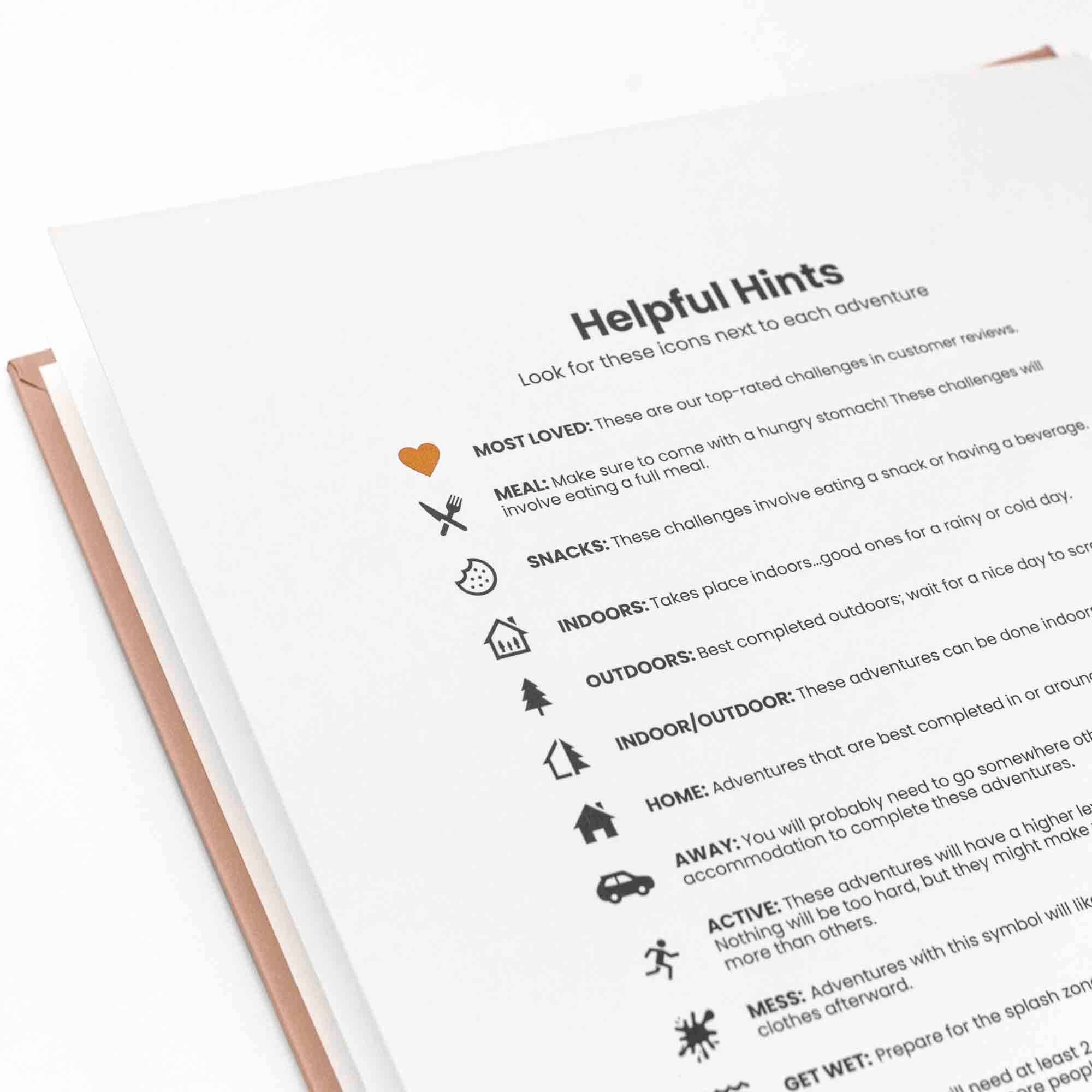 The Adventure Challenge Couples V2 - all new adventures book The Adventure Challenge- Tilden Co.