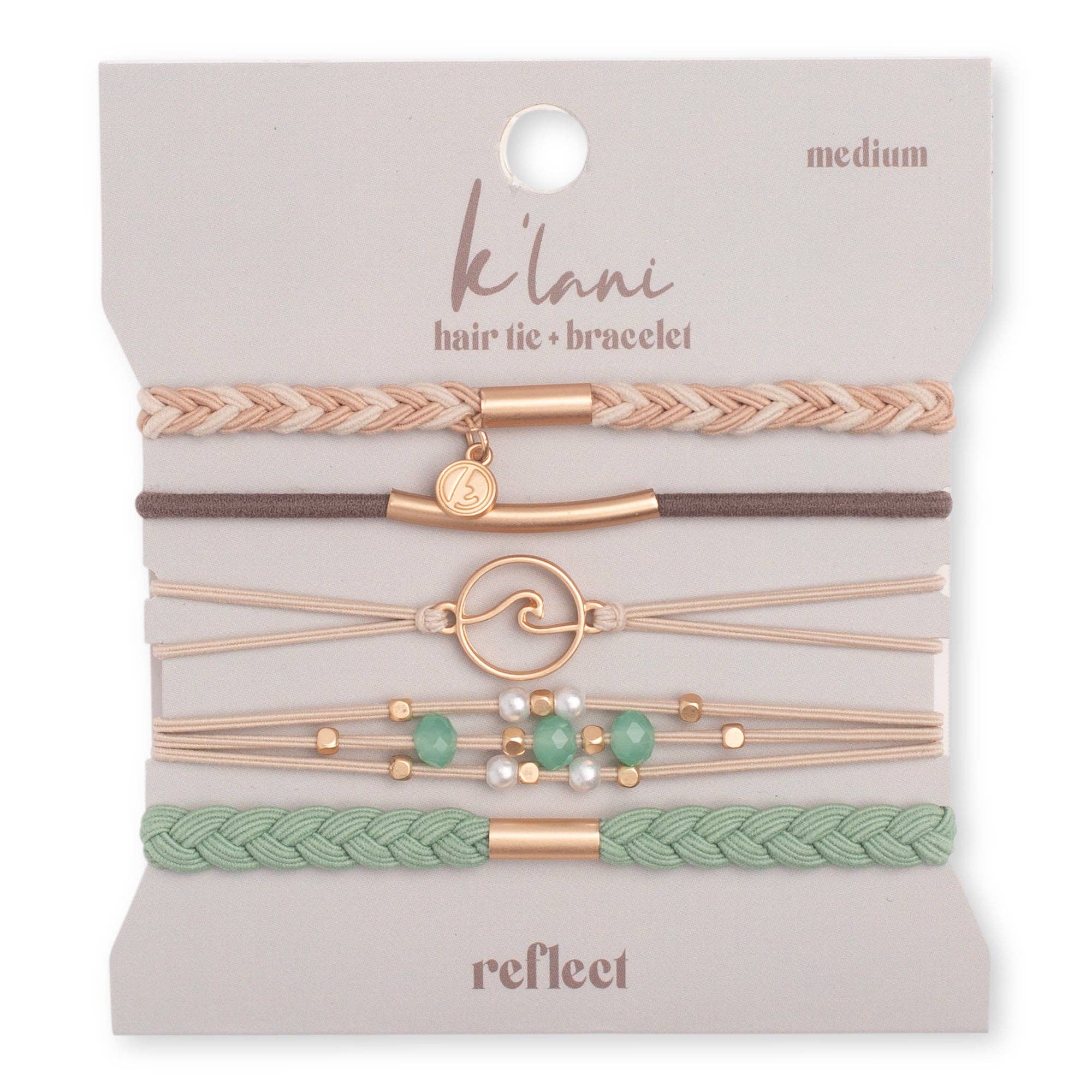Reflect Hair Tie Bracelets hair ties K'Lani hair tie bracelets- Tilden Co.