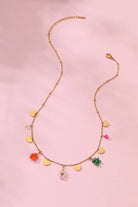 18K Stainless Steel Seedbead Necklace JOSSLYN by wall to wall- Tilden Co.