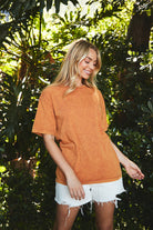Mineral Washed Basic Tee T-Shirt OAT COLLECTIVE- Tilden Co.