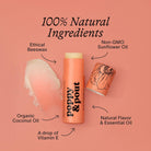 Lip Balm, Pink Grapefruit Poppy & Pout- Tilden Co.