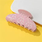Floral Embossed Hair Claw Clip | 40H1103 Pink Pink JOSSLYN by wall to wall- Tilden Co.