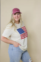 Stars & Style Tee – American Flag Graphic Graphic T-Shirt Rustee Clothing- Tilden Co.