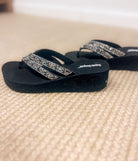 Amita Rhinestone Sandal in Pewter 130 Sandals Naughty Monkey- Tilden Co.