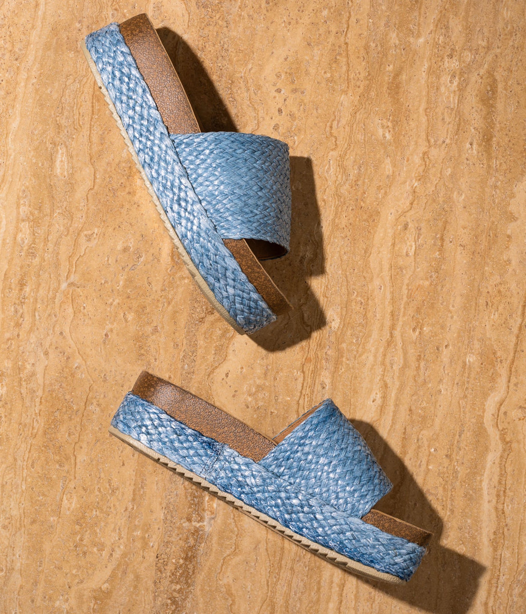 Anna Sandals in Blue 130 Sandals Naughty Monkey- Tilden Co.