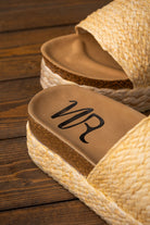 Anna Sandals in Natural 130 Sandals Naughty Monkey- Tilden Co.