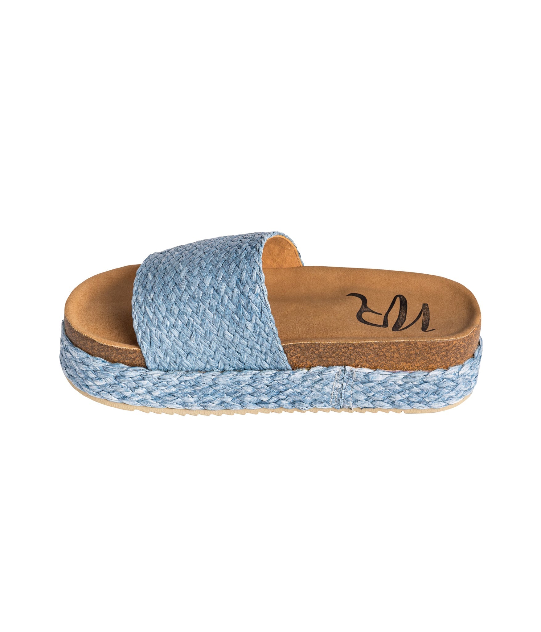 Anna Sandals in Blue 130 Sandals Naughty Monkey- Tilden Co.