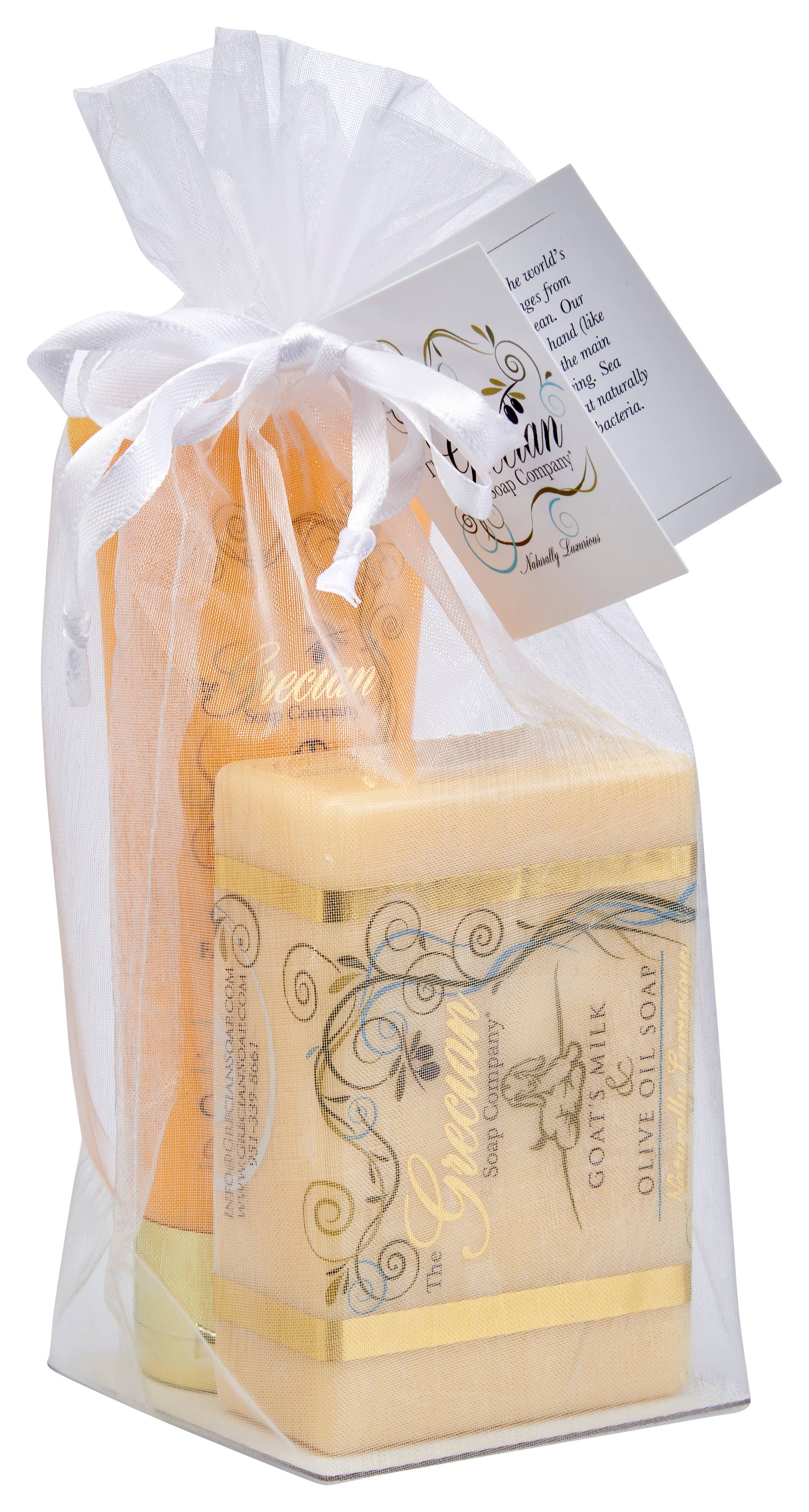 Goat's Milk Soap and Lotion Gift Set: Almond    hand soap The Grecian Soap Company- Tilden Co.