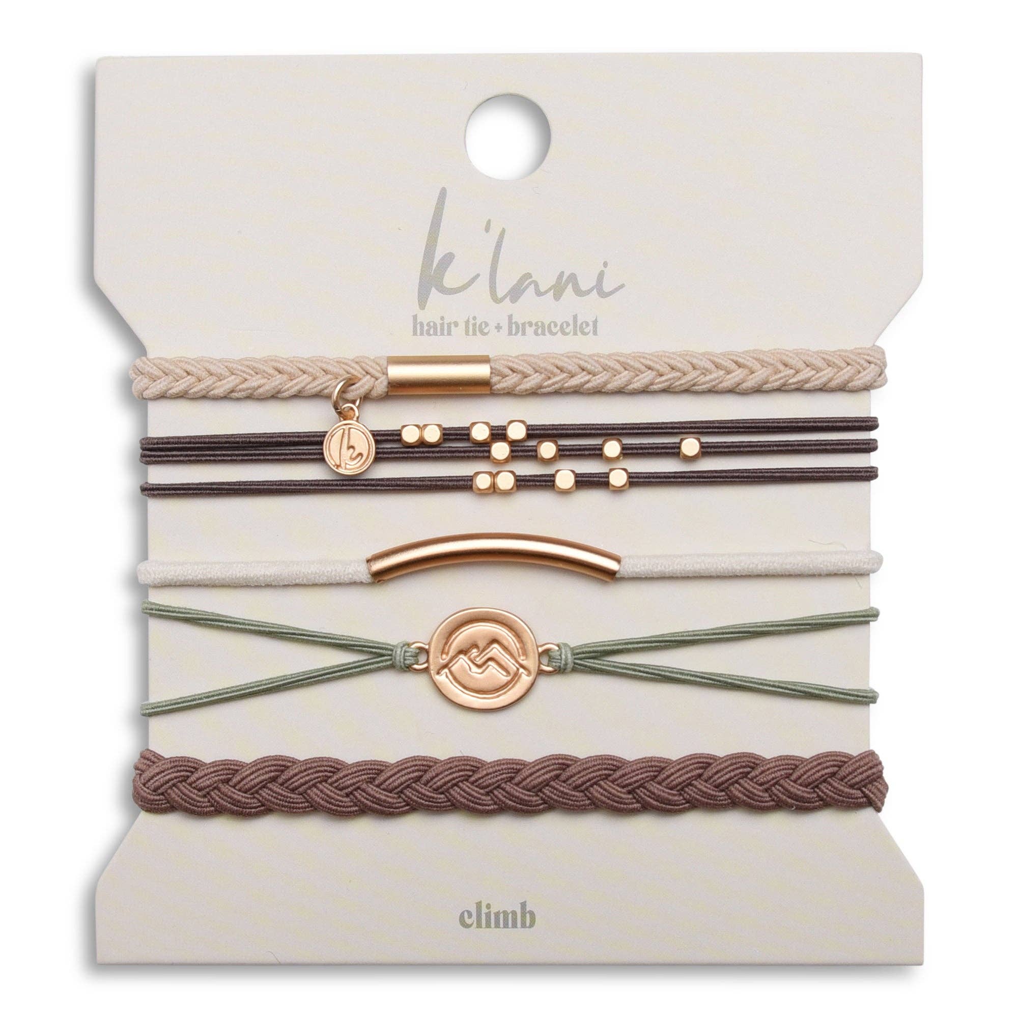 Climb Hair Tie Bracelets hair ties K'Lani hair tie bracelets- Tilden Co.