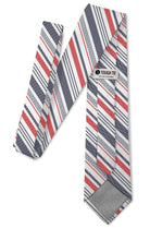 Pitcher – Textured Red White and Blue Striped Tie necktie Tough Apparel- Tilden Co.