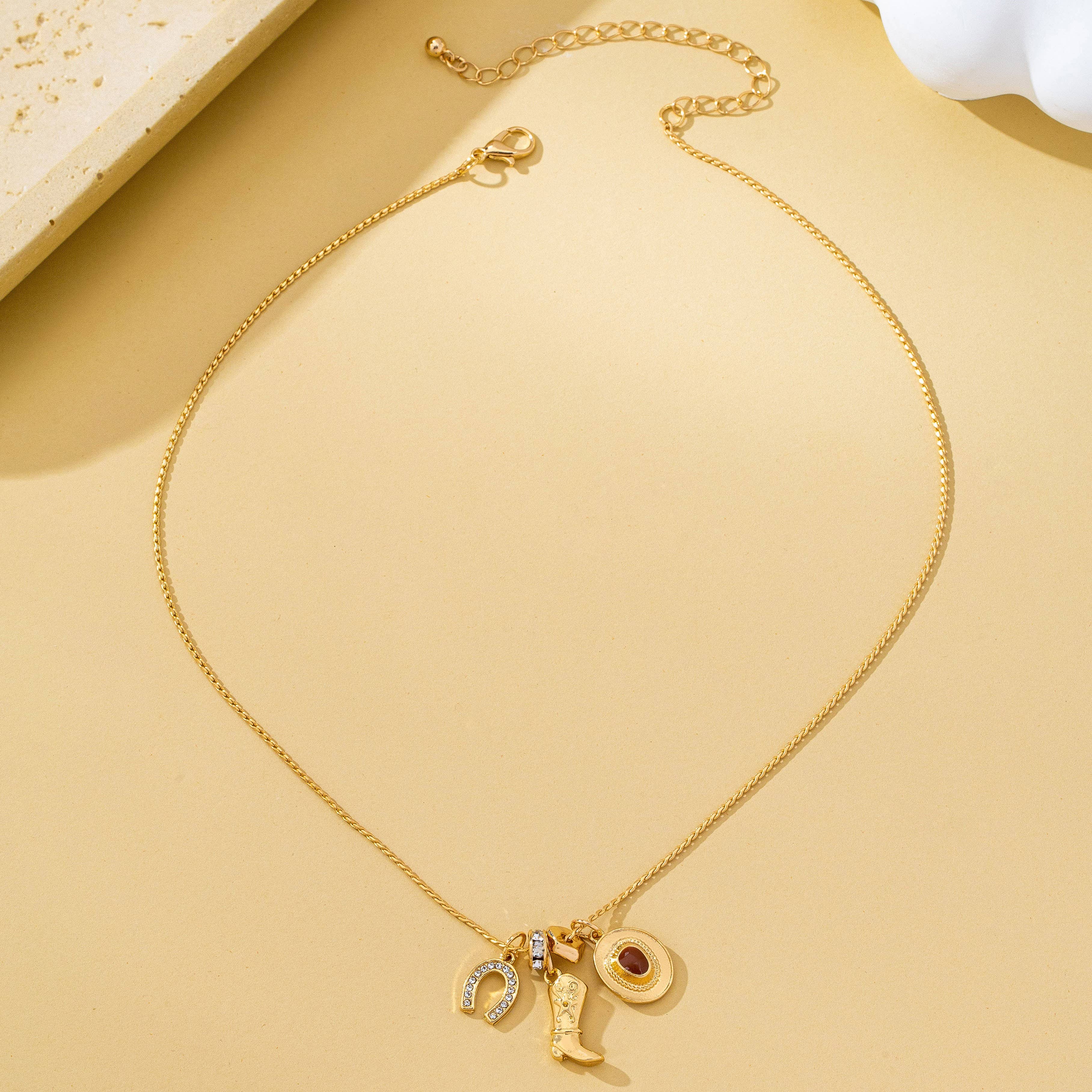 Western Charm Necklace Necklace JOSSLYN by wall to wall- Tilden Co.