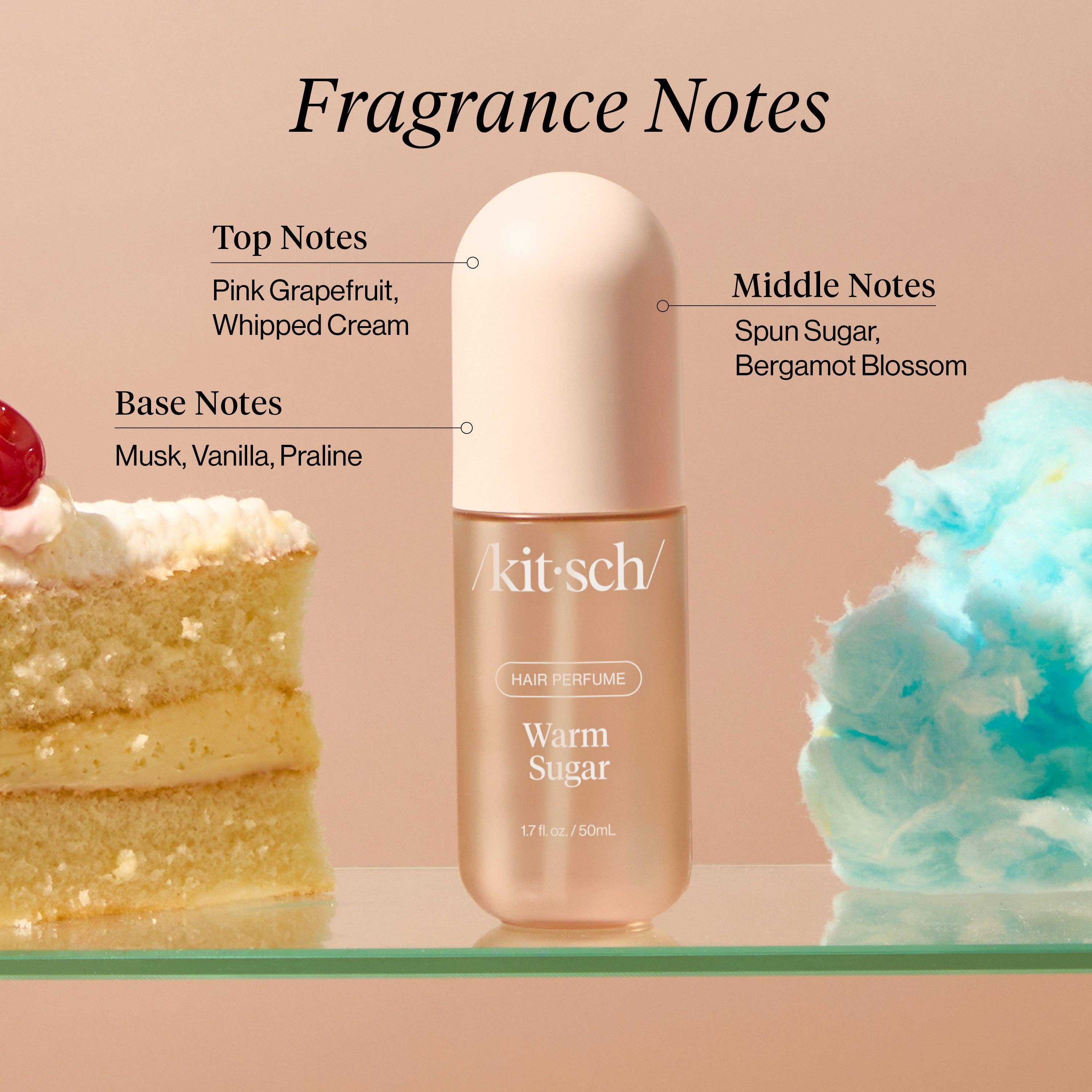 Warm Sugar Hair & Body Perfume Mist Bath & Body KITSCH- Tilden Co.