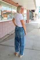 Pointelle Printed Top in Berry Bonbon T-Shirt Mikarose- Tilden Co.