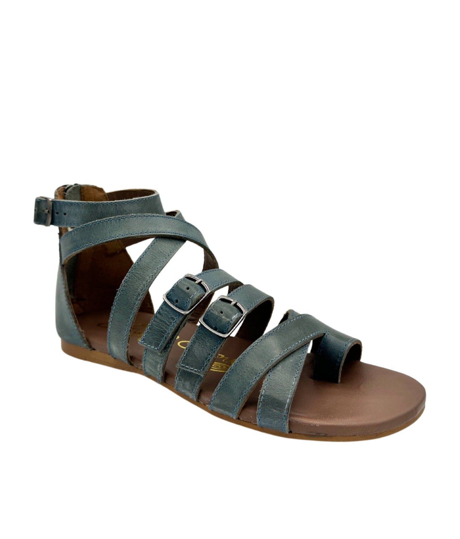 Blair Sandals in Teal 130 Sandals Naughty Monkey- Tilden Co.