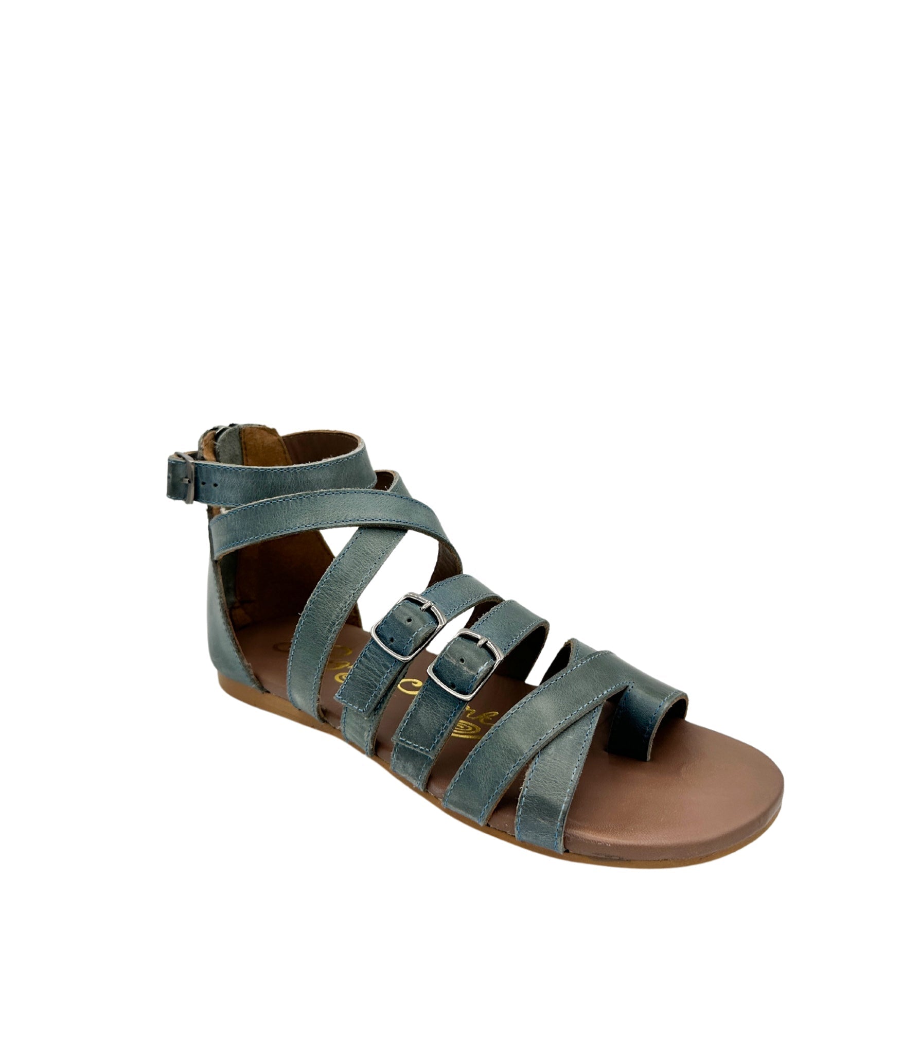 Blair Sandals in Teal 130 Sandals Naughty Monkey- Tilden Co.