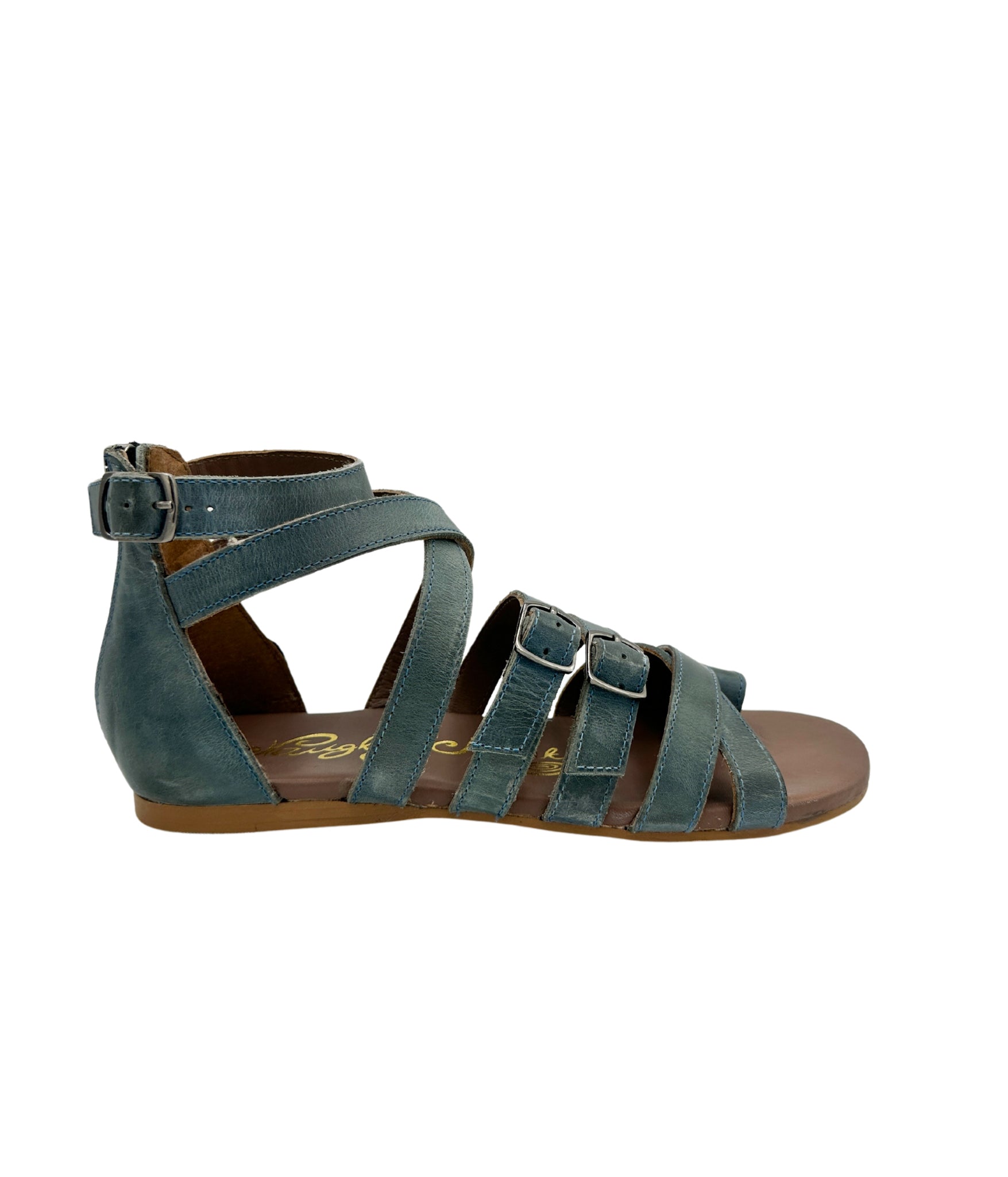 Blair Sandals in Teal 130 Sandals Naughty Monkey- Tilden Co.