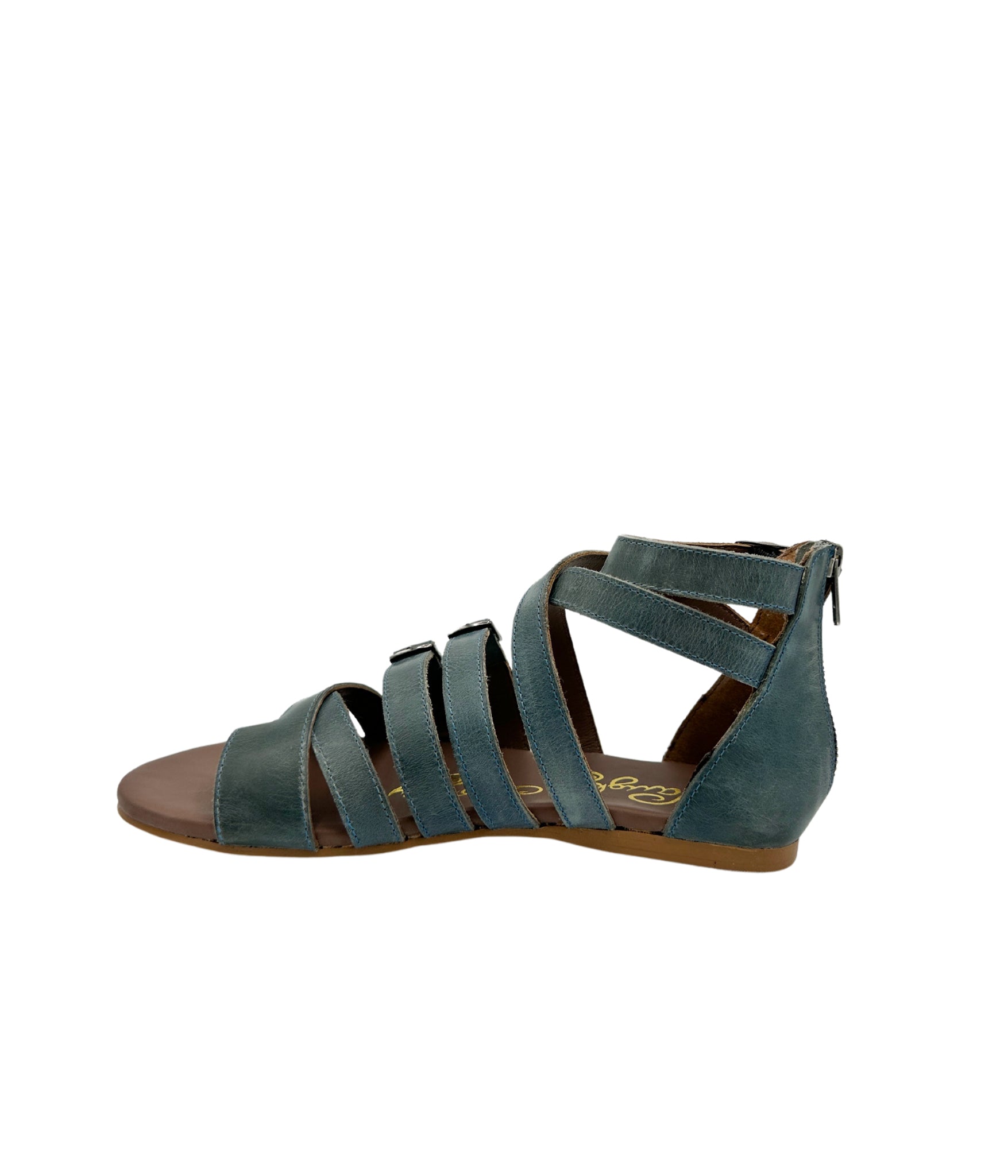 Blair Sandals in Teal 130 Sandals Naughty Monkey- Tilden Co.