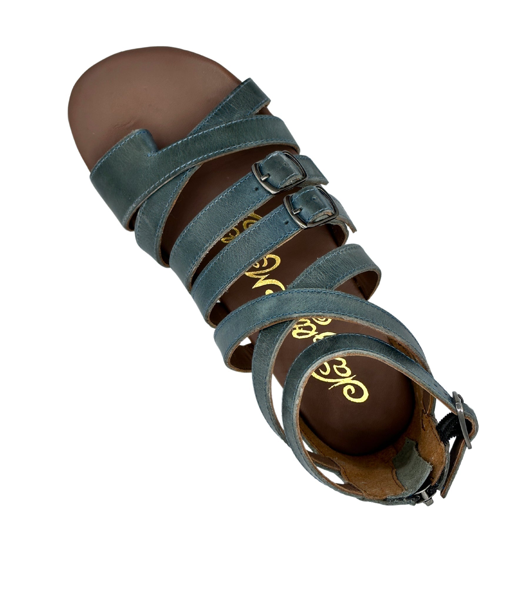 Blair Sandals in Teal 130 Sandals Naughty Monkey- Tilden Co.