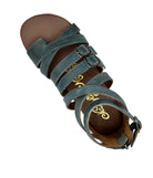 Blair Sandals in Teal 130 Sandals Naughty Monkey- Tilden Co.